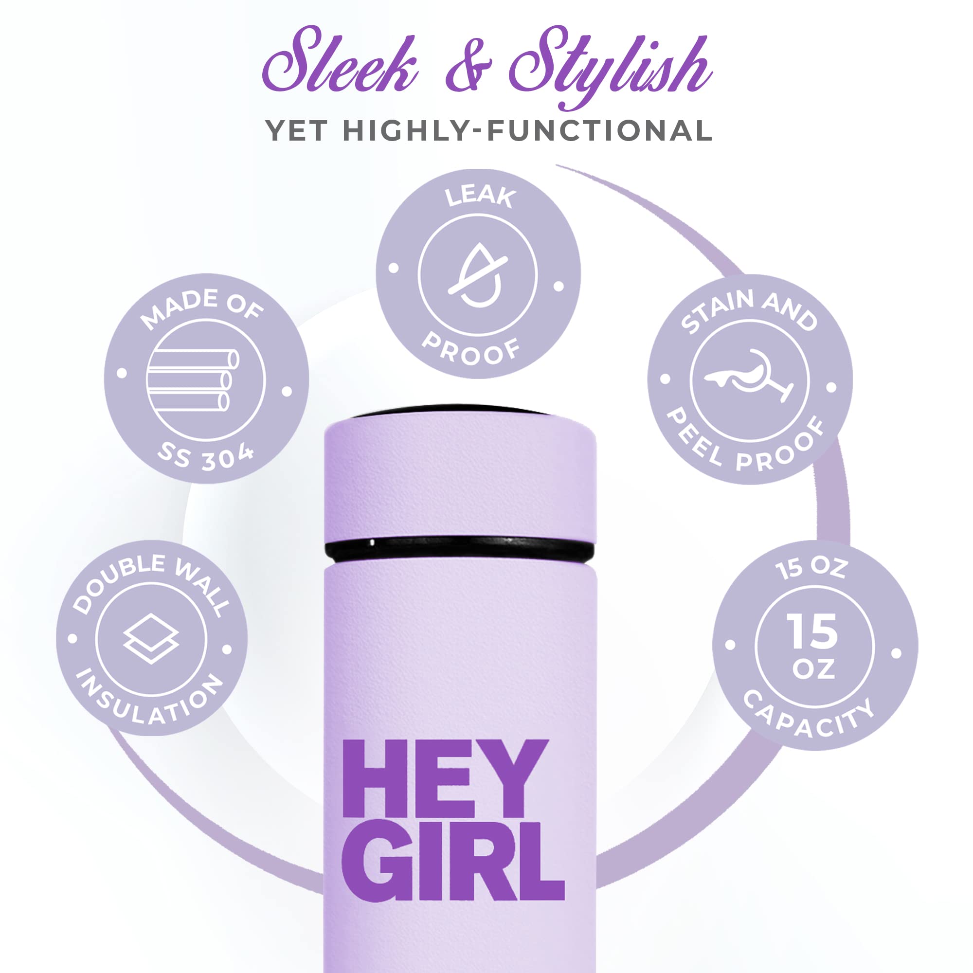 Infuser Bottle No Crystal Insulated Tumbler Tea Bags