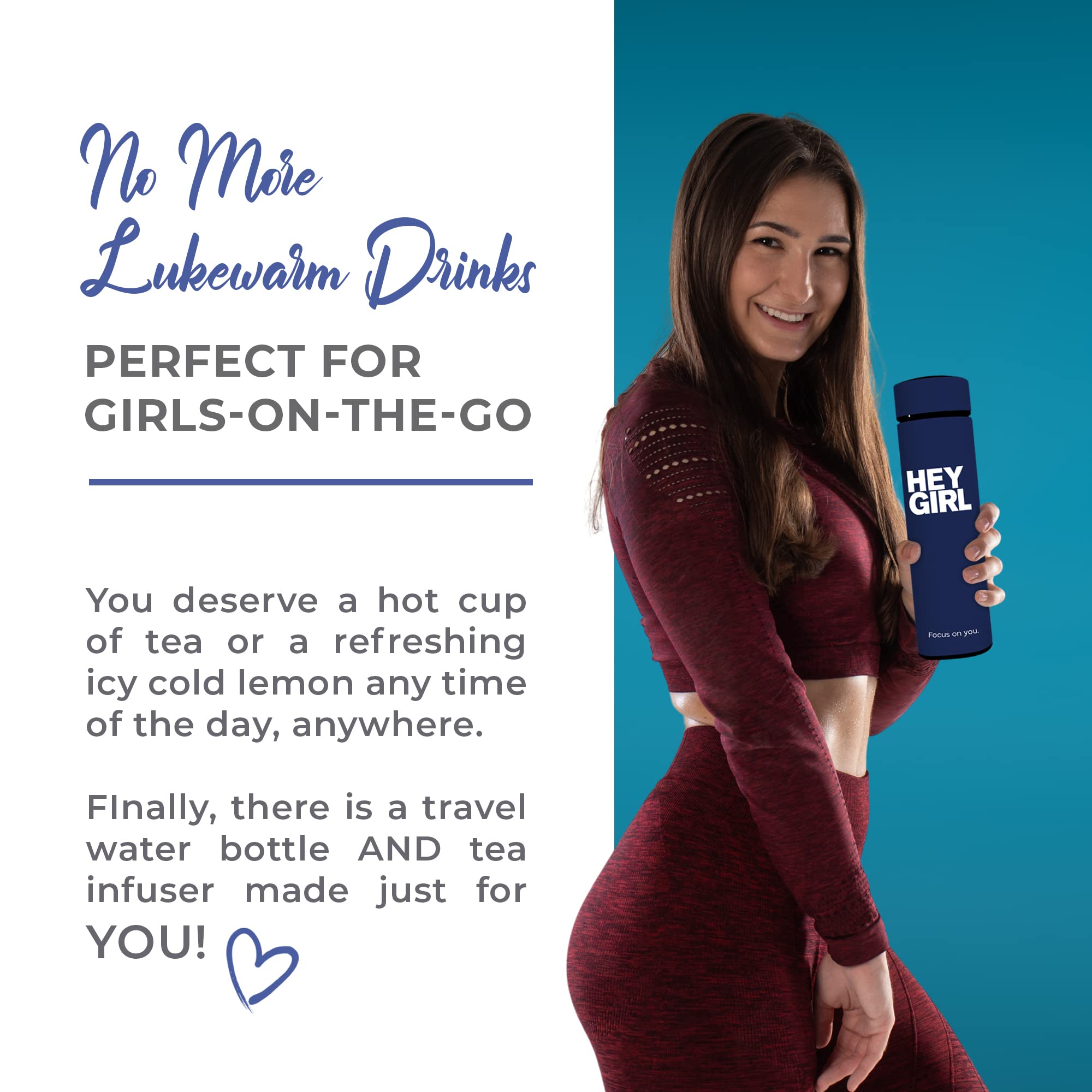 Infuser Bottle No Crystal Insulated Tumbler Tea Bags
