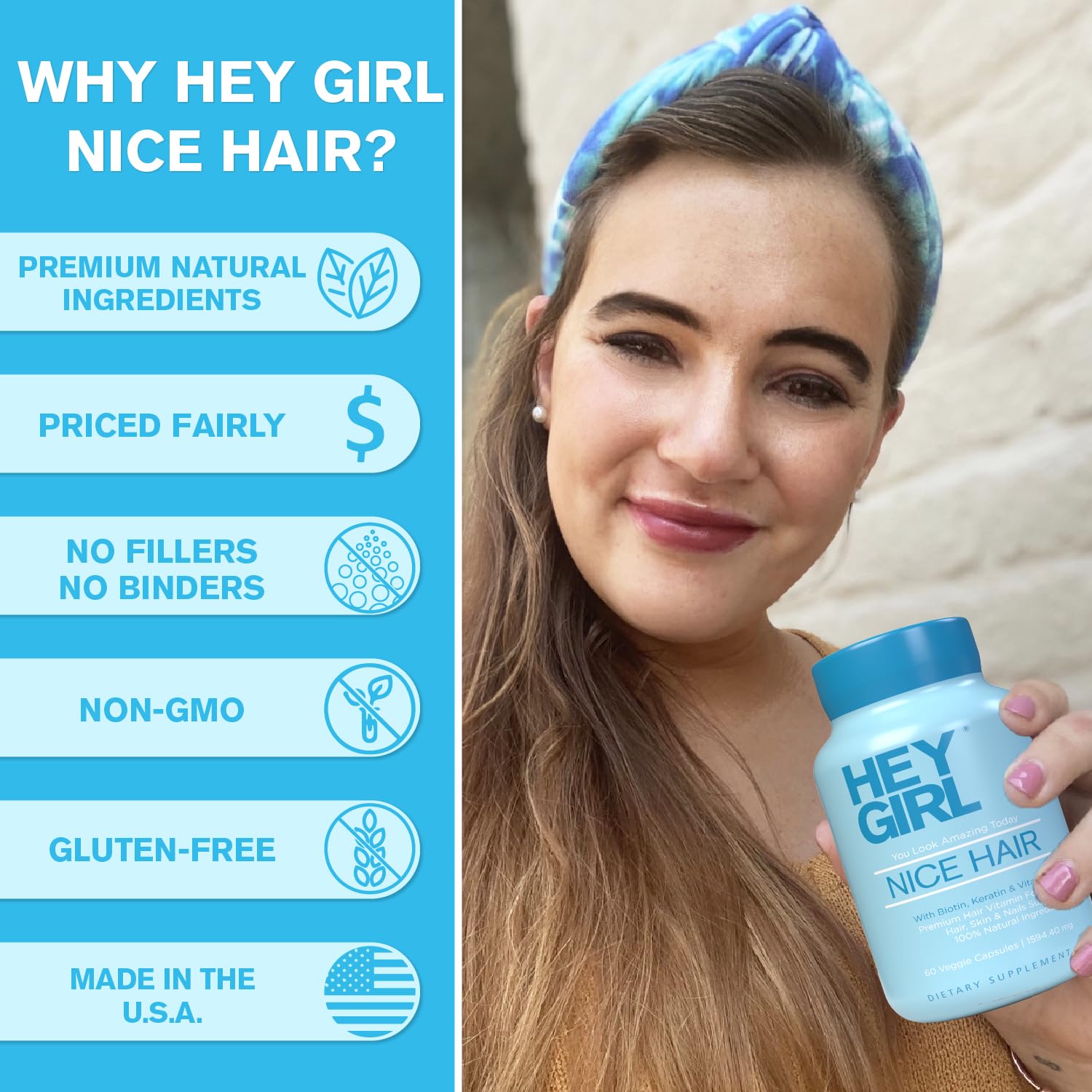 Hey Girl Nice Hair Support