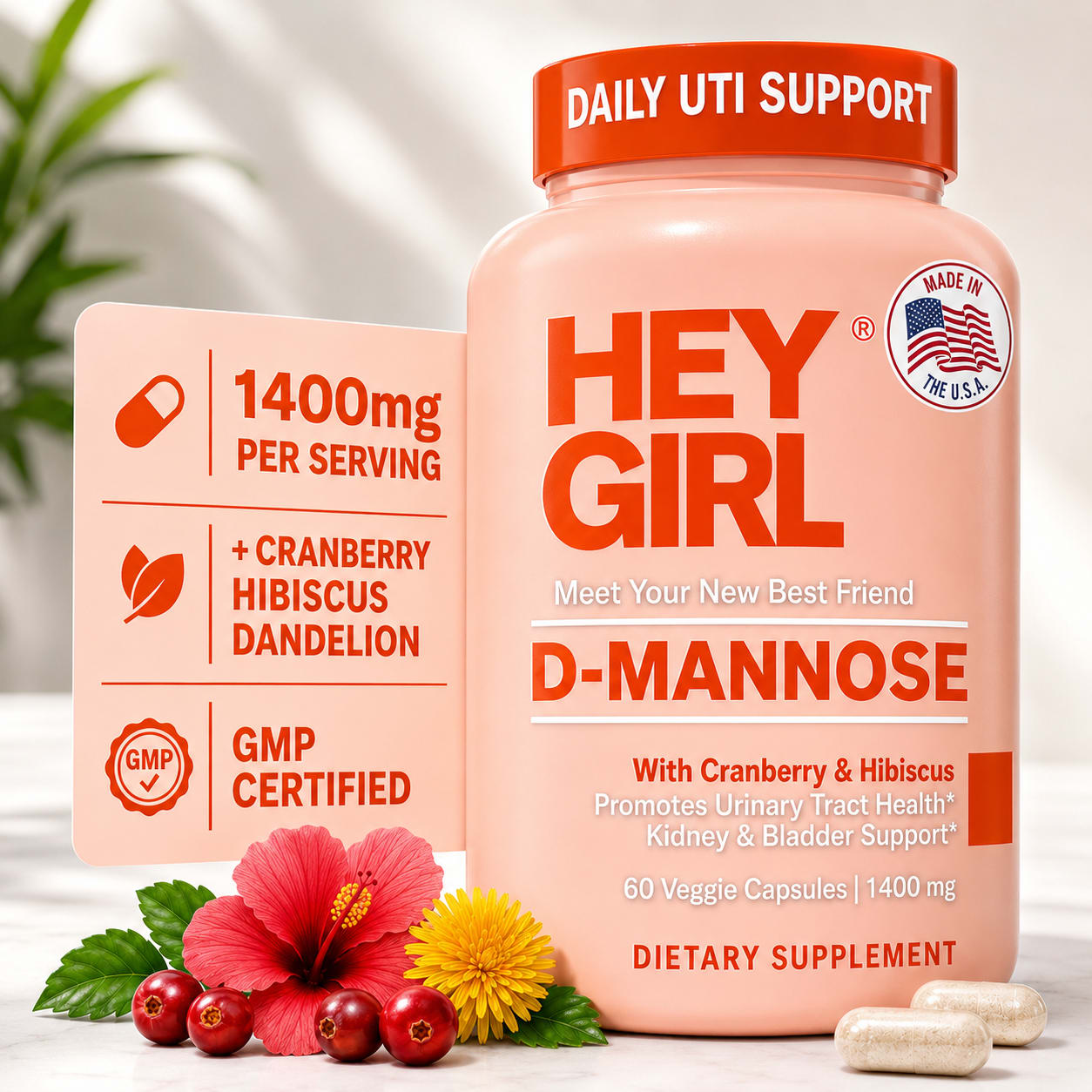 D-Mannose – Daily Urinary Tract Support & Bladder Comfort