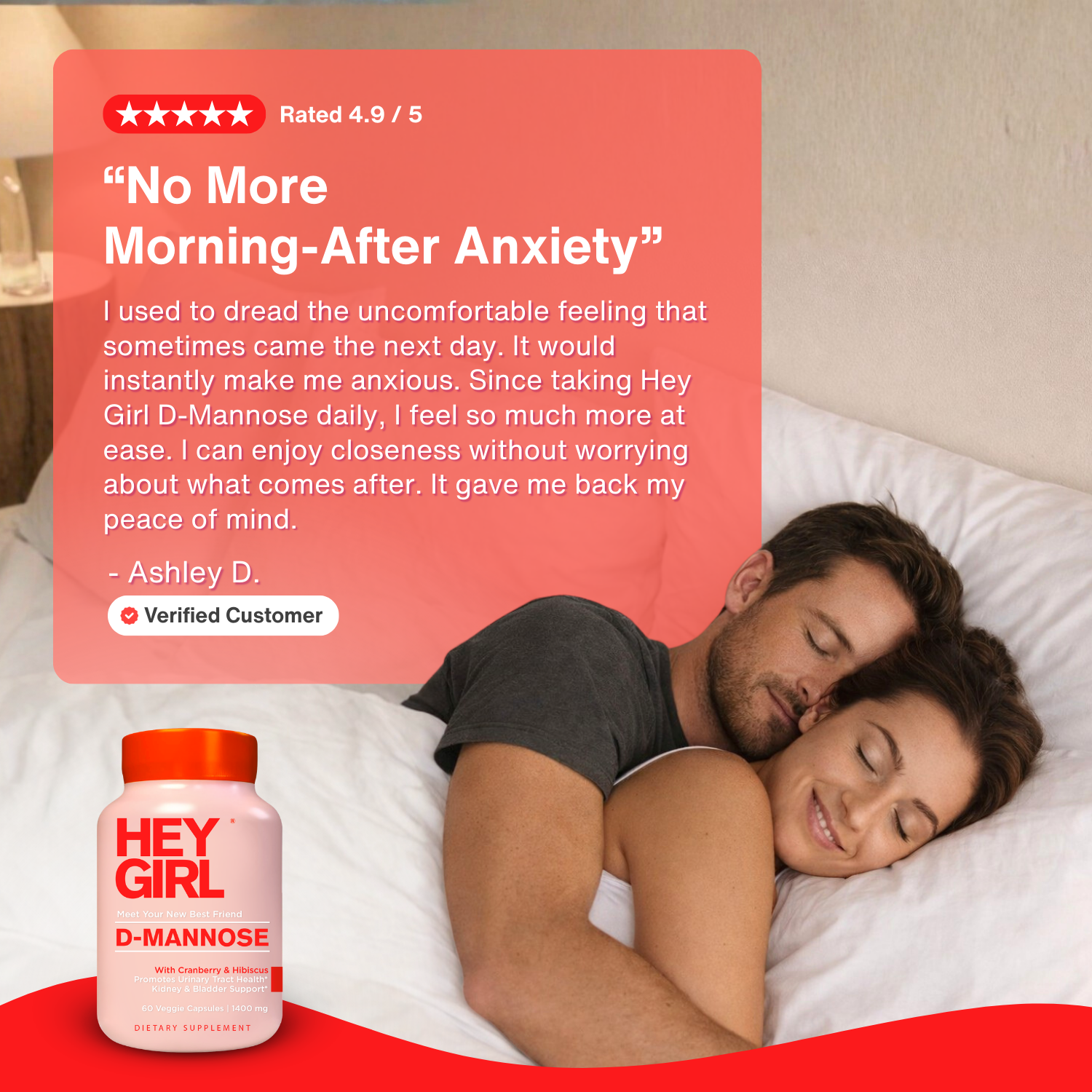 Women’s Urinary Comfort After Intimacy D-Mannose Formula