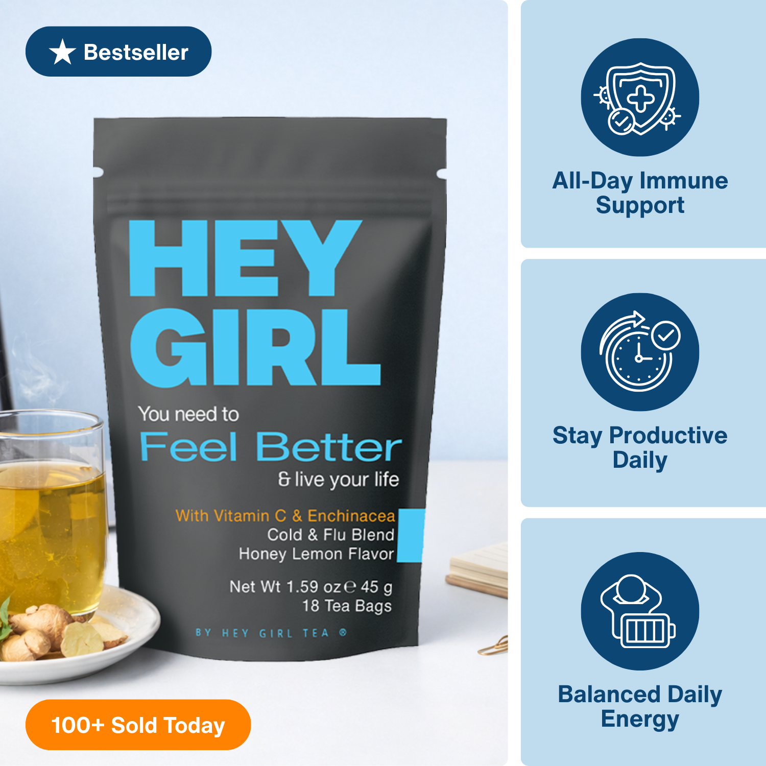 Daily Immune Support Tea for Busy Workdays