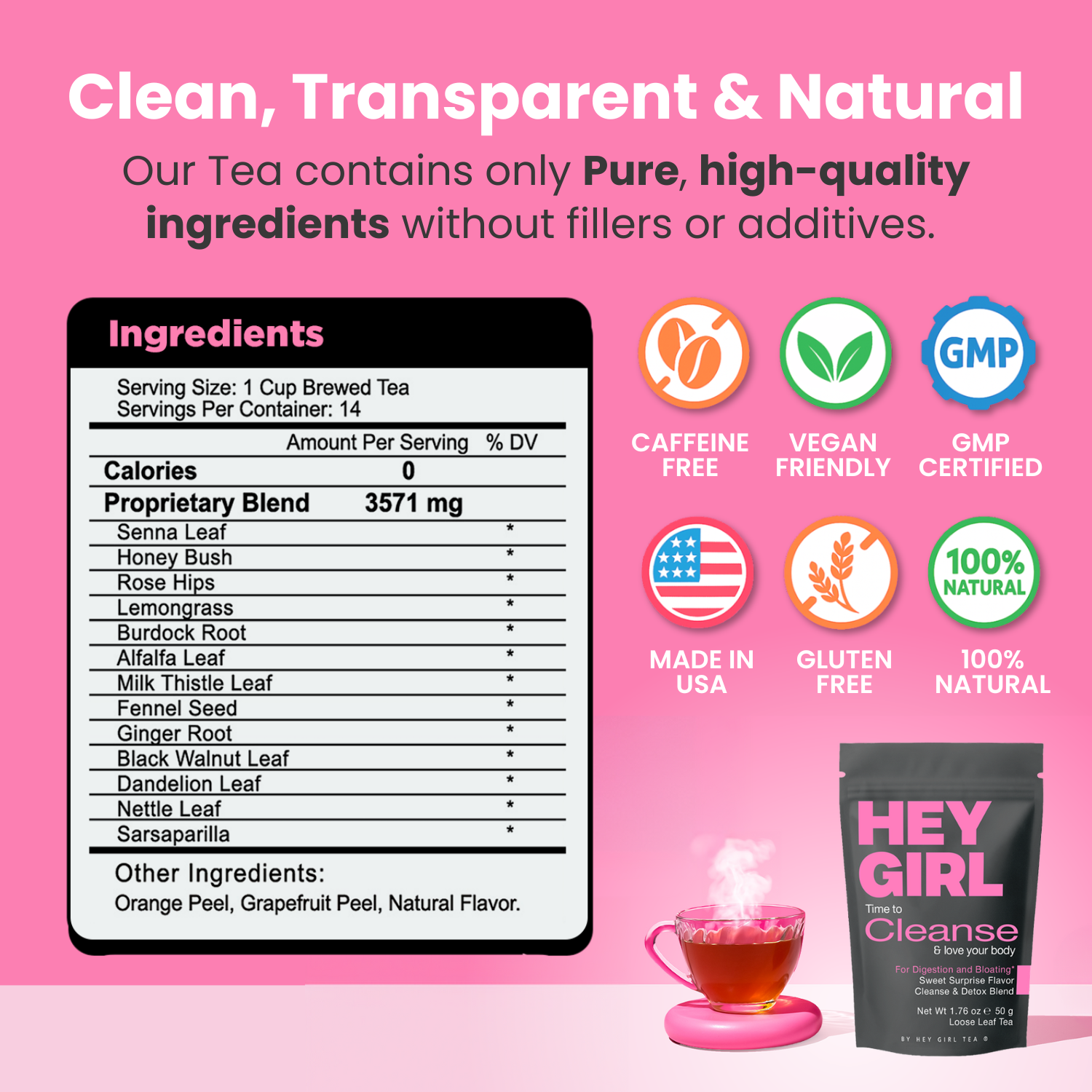 Cleanse Tea – Overnight Bloating Relief & Flat Tummy Support