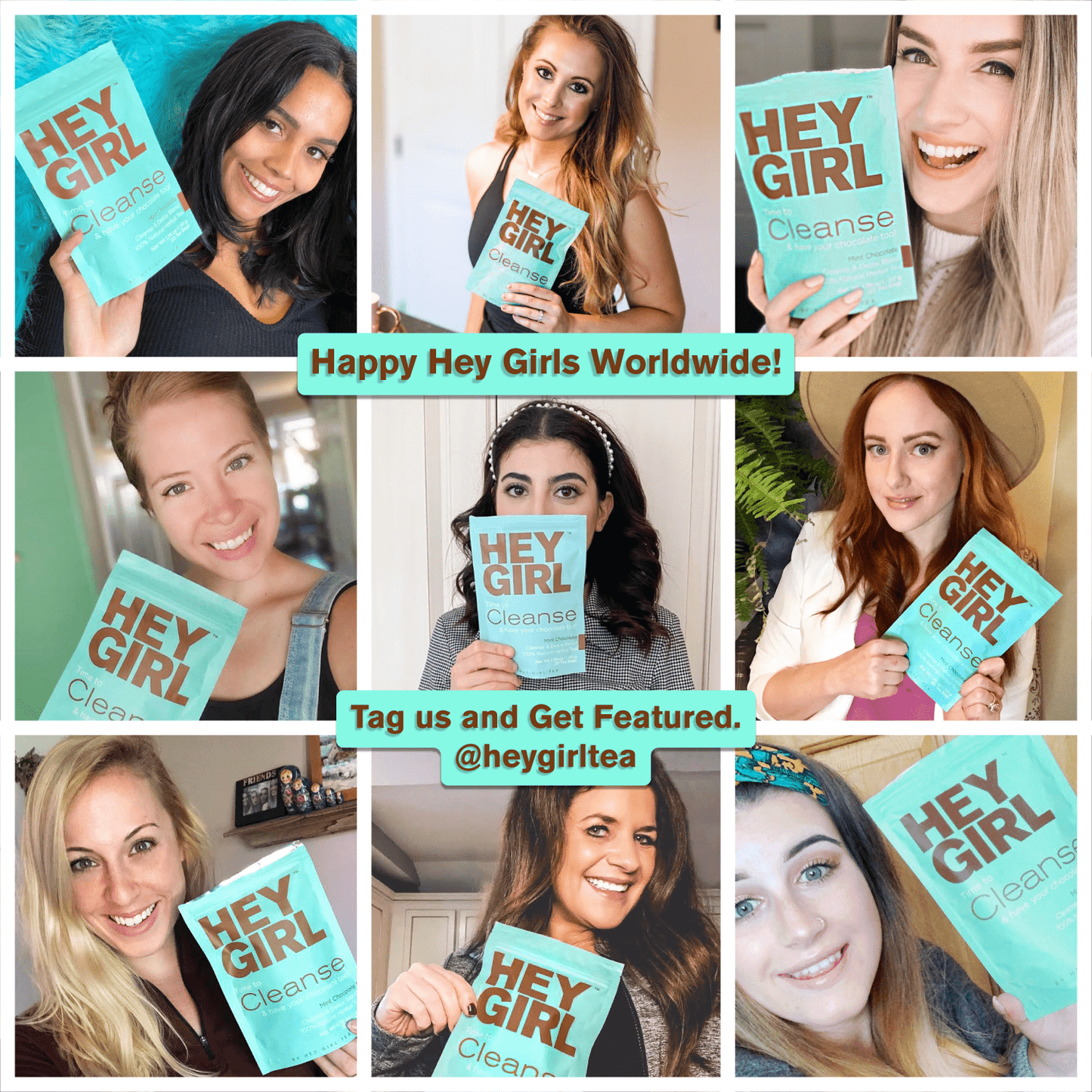 Happy Hey Girls Worldwide! Tag us and Get Featured. @heygirltea